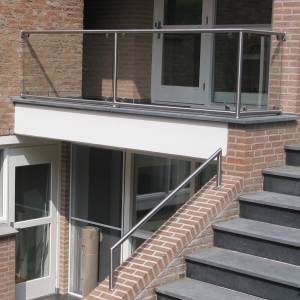 Balustrade outdoor buiten RVS balustrade tuin
