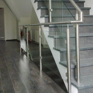 balustrade trapleuning glas modern rvs trapleuning