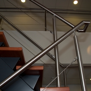 balustrade trapleuning glas modern rvs trapleuning